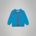 Burberry Burberry Childrens Two-tone Cotton Knit Cardigan, Size: 12m, Blue