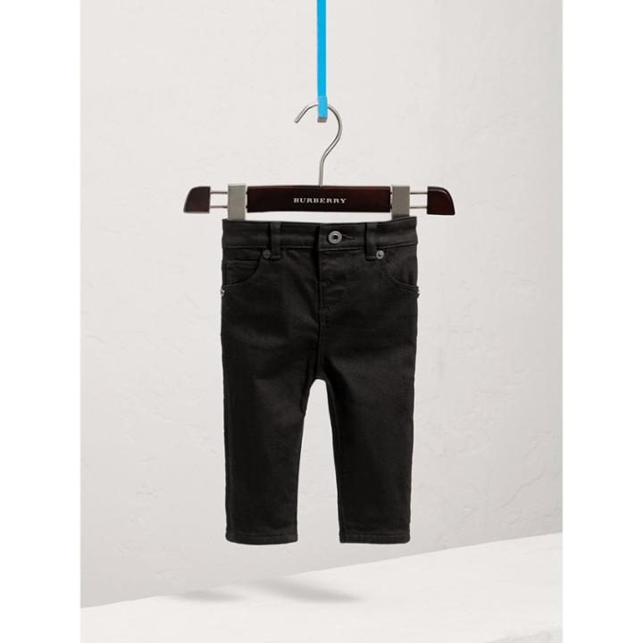 Burberry Burberry Skinny Fit Stretch Denim Jeans, Size: 3y, Black