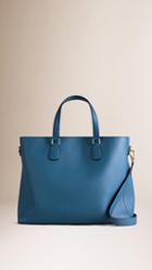 Burberry Grainy Leather Tote Bag