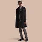 Burberry Burberry Lightweight Double-breasted Trench Coat, Size: 50, Black