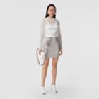 Burberry Burberry Crystal Embellished Mini Skirt, Size: 06