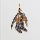 Burberry Burberry Vera The Hare Small Scale Check Cotton Charm, Yellow