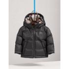 Burberry Burberry Down-filled Hooded Puffer Jacket, Size: 9m, Grey