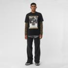 Burberry Burberry Archive Campaign Print Cotton T-shirt, Black