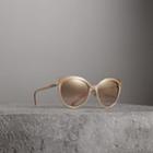 Burberry Burberry Two-tone Cat-eye Frame Sunglasses, Brown