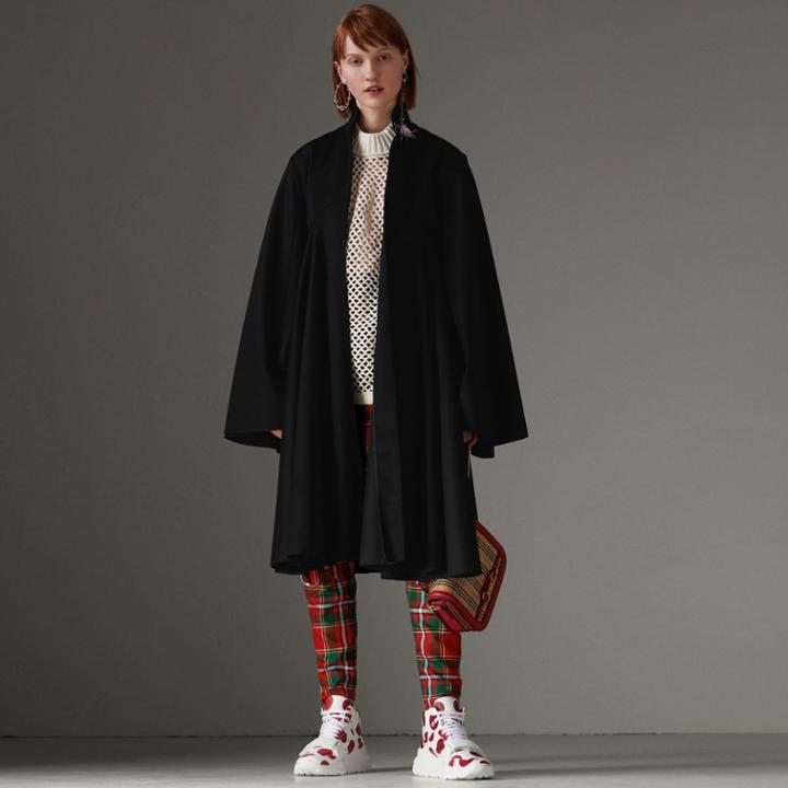 Burberry Burberry Modern Stewart Royal Tartan Punk Trousers, Size: 00, Red