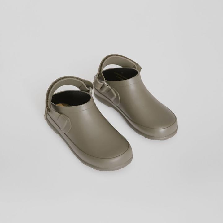 Burberry Burberry Childrens Check Detail Rubber Sandals, Size: 27, Green