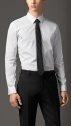 Burberry Modern Fit Cotton Poplin Dress Shirt