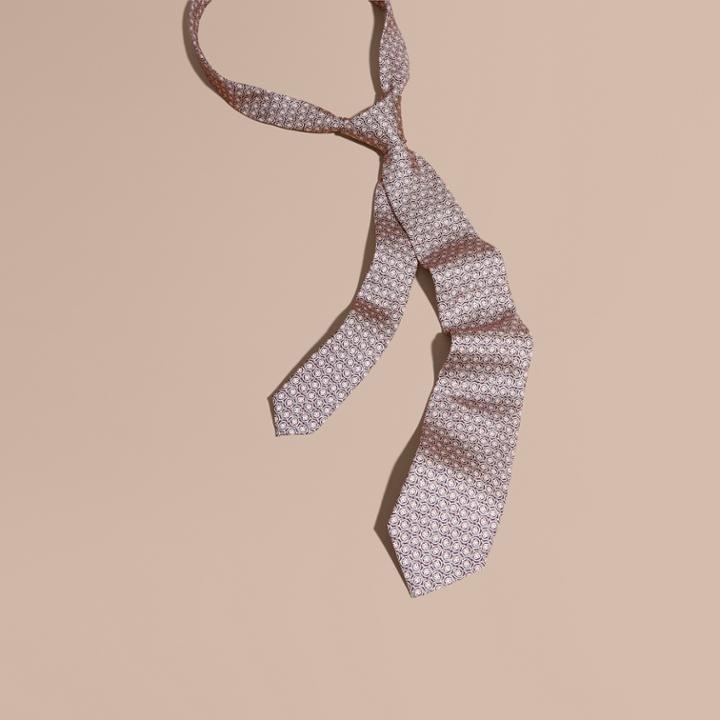 Burberry Burberry Modern Cut Floral Jacquard Silk Tie, Pink