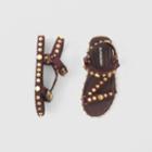 Burberry Burberry Studded Leather Sandals, Size: 35