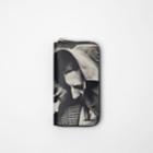 Burberry Burberry Archive Campaign Print Leather Ziparound Wallet, Black/white