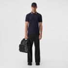 Burberry Burberry Icon Stripe Collar Cotton Piqu Polo Shirt, Size: M