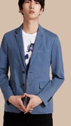 Burberry Slim Fit Stretch-cotton Blazer