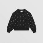 Burberry Burberry Childrens Star And Monogram Motif Cotton Sweatshirt, Size: 6y, Black