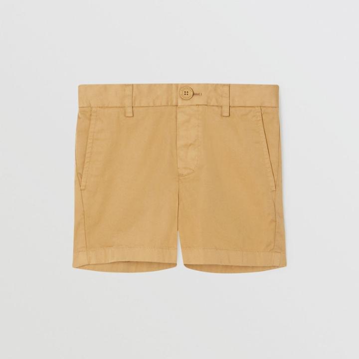 Burberry Burberry Childrens Cotton Chino Shorts, Size: 10y, Beige