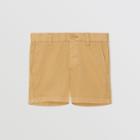 Burberry Burberry Childrens Cotton Chino Shorts, Size: 10y, Beige
