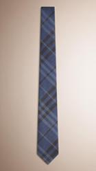 Burberry Modern Cut Silk Cotton Tie