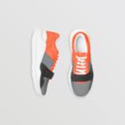 Burberry Burberry Colour Block Sneakers, Size: 42.5, Grey