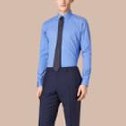 Burberry Burberry Modern Fit Button-down Collar Stretch Cotton Shirt, Size: 16, Blue