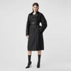 Burberry Burberry Econyl Trench Coat With Detachable Leather Jacket, Size: 08, Black