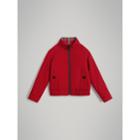 Burberry Burberry Reversible Check Cotton Harrington Jacket, Size: 10y, Red