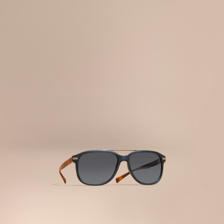 Burberry Burberry Square Frame Sunglasses, Blue