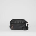 Burberry Burberry Logo Detail Econyl Crossbody Bag, Black