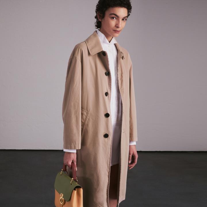 Burberry Burberry Unisex Tropical Gabardine Car Coat, Size: Xxs, Pink