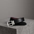 Burberry Burberry Reversible Leather Belt, Size: 100, Black
