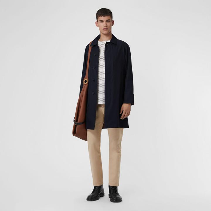 Burberry Burberry The Camden Car Coat, Size: 42, Blue