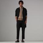 Burberry Burberry Shape-memory Taffeta Car Coat With Warmer, Size: 40, Black