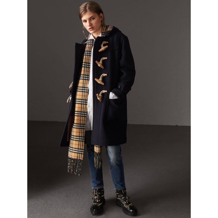 Burberry Burberry The Greenwich Duffle Coat, Size: 06, Blue