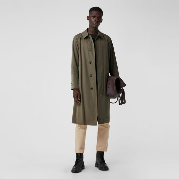 Burberry Burberry The Brighton Car Coat, Size: 46, Green