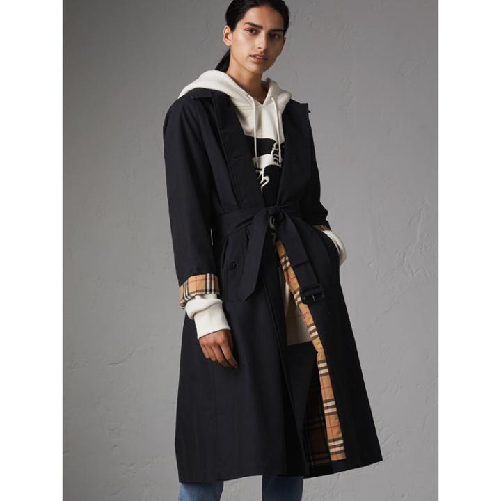 Burberry Burberry The Brighton Car Coat, Size: 06, Blue