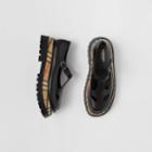 Burberry Burberry Vintage Check Detail Leather T-bar Shoes, Size: 36, Black
