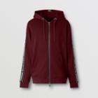Burberry Burberry Logo Tape Cotton Hooded Top