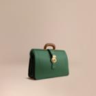 Burberry Burberry The Trench Leather Doctor's Bag, Green