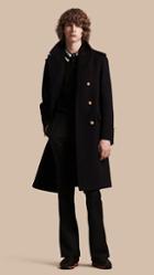 Burberry Technical Wool Military Overcoat