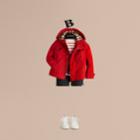 Burberry Burberry Hooded Packaway Technical Jacket, Size: 14y, Red