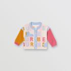 Burberry Burberry Childrens Logo Cashmere Jacquard Cardigan, Size: 12m, Pink