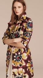 Burberry Tie-dye Cotton Trench Coat
