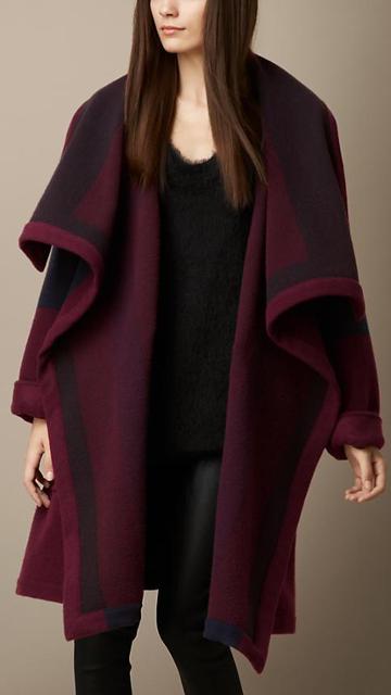 Burberry Brit Knitted Blanket Coat