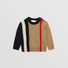 Burberry Burberry Childrens Striped Wool Intarsia Sweater, Size: 12m