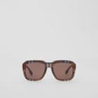 Burberry Burberry Check Bio-acetate Square Frame Sunglasses