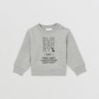Burberry Burberry Childrens Logo Sketch Print Cotton Sweatshirt, Size: 12m
