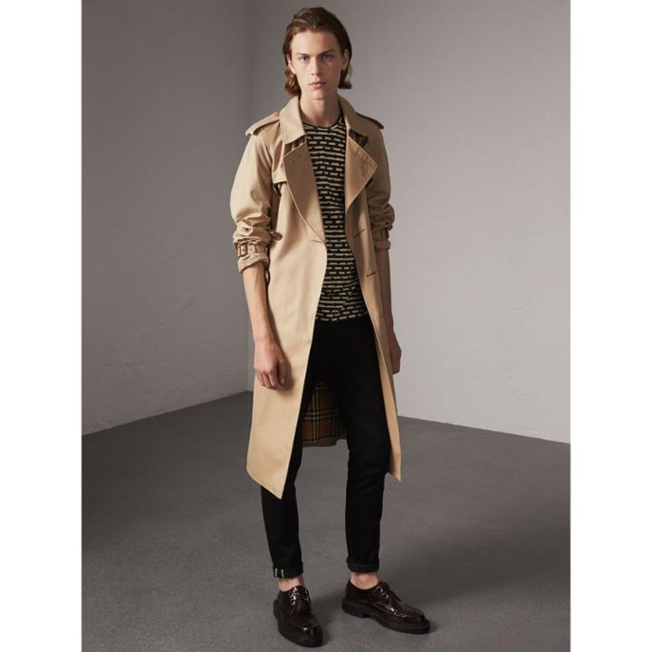Burberry Burberry Spot And Stripe Print Cotton T-shirt