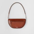 Burberry Burberry Small Leather Olympia Bag, Brown