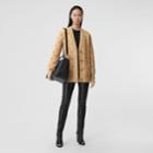 Burberry Burberry Monogram Wool Cashmere Blend Oversized Cardigan, Size: Xxl, Beige