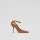 Burberry Burberry Leather Point-toe Pumps, Size: 36