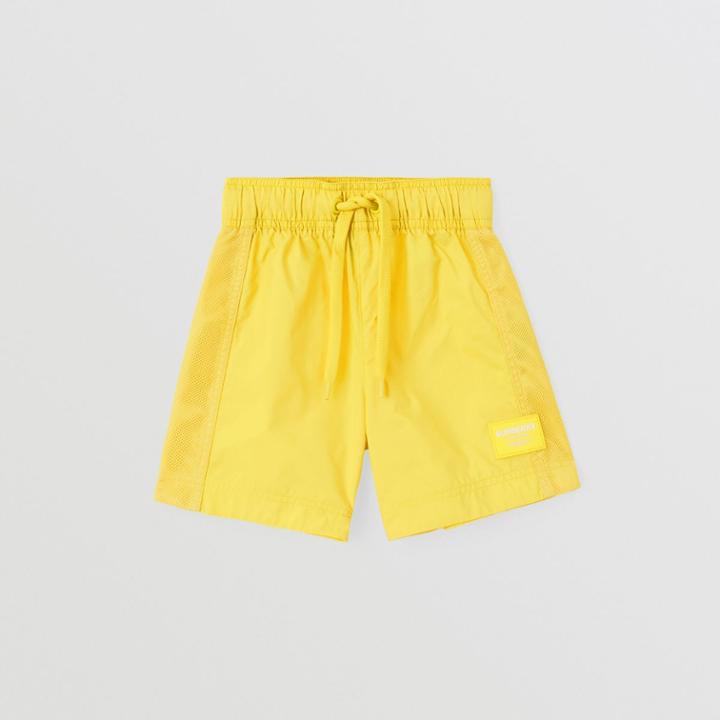 Burberry Burberry Childrens Horseferry Motif Nylon Swim Shorts, Size: 12m